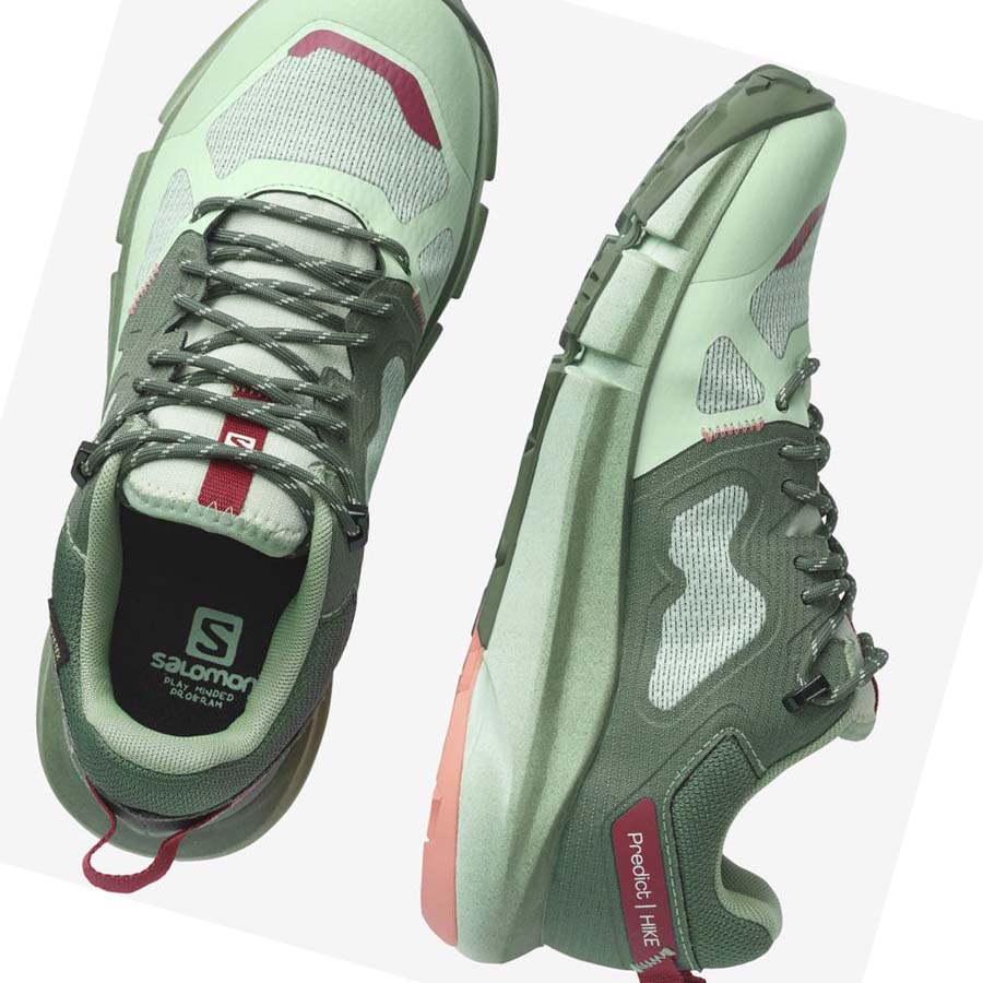 Tenis Senderismo Salomon WoPREDICT HIKE GORE-TEX Mujer Turquesa | MX 2788SGL